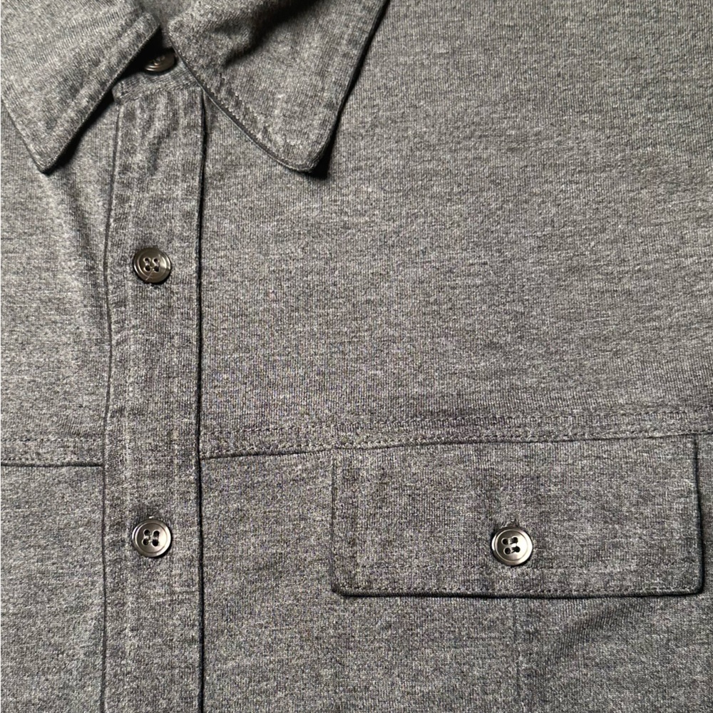 Express Gray Button Up - image 4